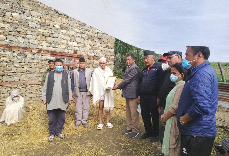 हुम्ला कांग्रेसद्धारा रोकायालाई समवेदना 